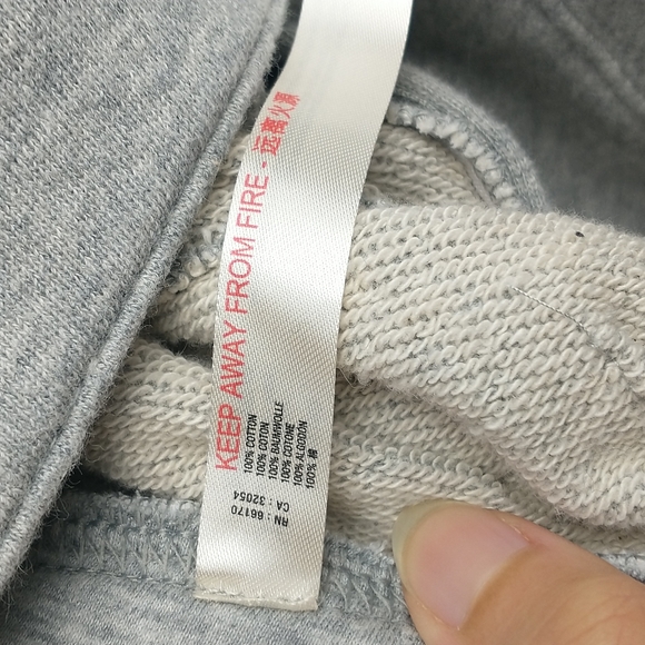 Free People Movement Womens High Rise Gray Crop Sweatpants Medium - Picture 9 of 10